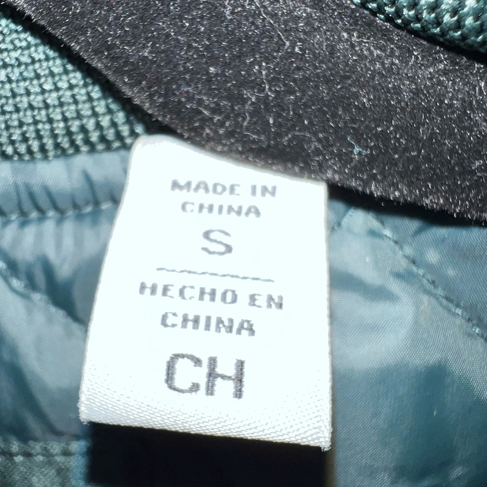 #712 Levi's Dark Green Relaxed Bomber Jacket Small - Picture 7 of 7